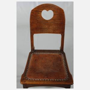 Satz von acht Stühlen Richard Riemerschmid