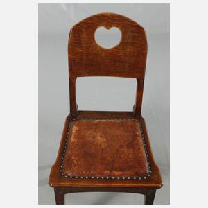 Satz von acht Stühlen Richard Riemerschmid