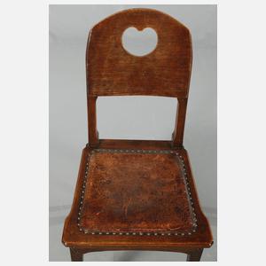 Satz von acht Stühlen Richard Riemerschmid