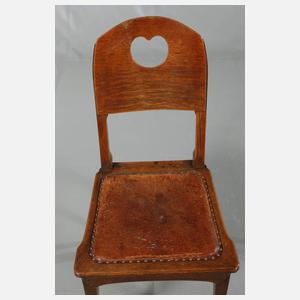 Satz von acht Stühlen Richard Riemerschmid