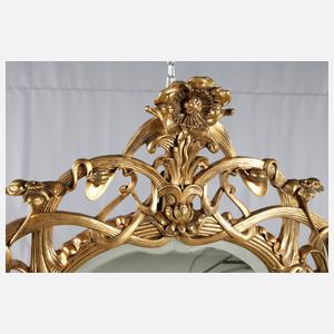 Großer Wandspiegel Jugendstil