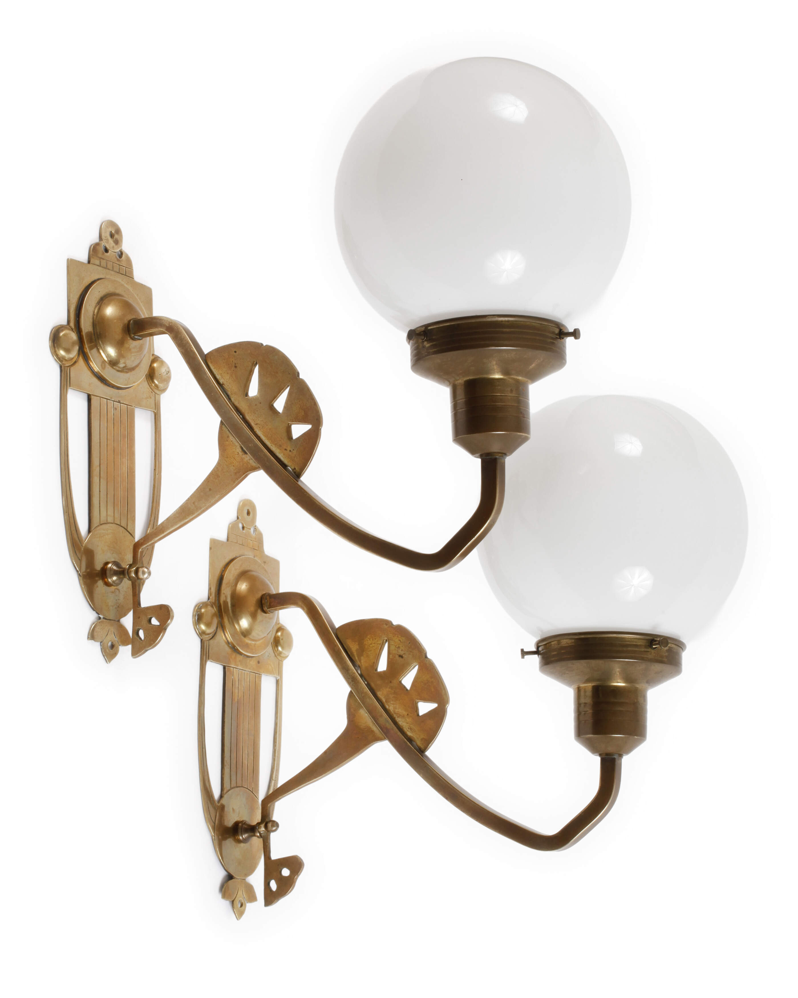 Paar Wandlampen Jugendstil