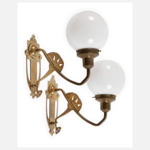 Paar Wandlampen Jugendstil
