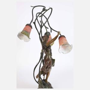 Figürliche Tischlampe nach Charles Ruchot