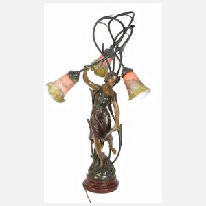 Figürliche Tischlampe nach Charles Ruchot