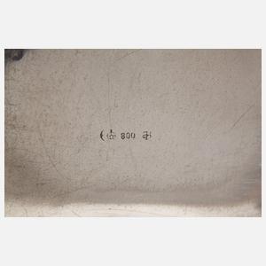 Silber Stiftablage Jugendstil