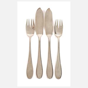 Silber Fischbesteck Richard Riemerschmid