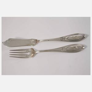 Silber Fischbesteck Peter Behrens