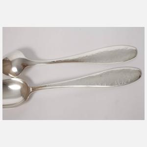 Silber sechs Speiselöffel Richard Riemerschmid