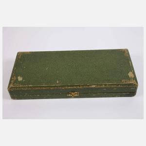 Silber zwei Vorlegeteile im Etui