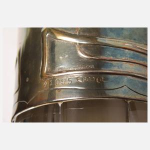 Karaffe mit Silbermontierung