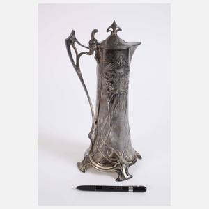 WMF Geislingen Weinkanne Jugendstil