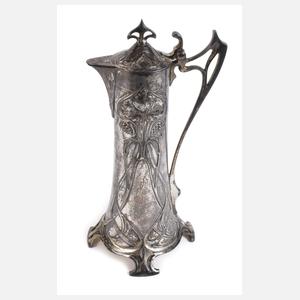 WMF Geislingen Weinkanne Jugendstil