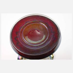 Jugendstilvase mit Schwanendekor