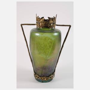 Kralik montierte Schale und Vase