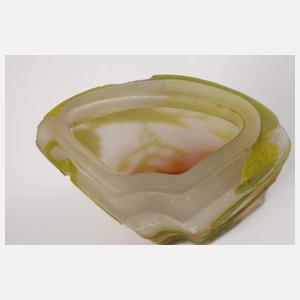 Emile Gallé Vase mit Ahorndekor