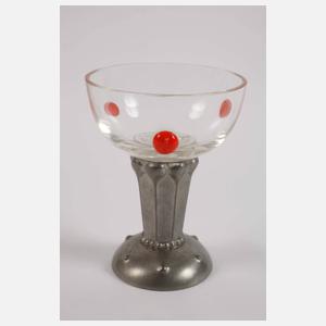 Fünf Likörgläser Jugendstil