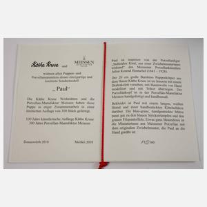 Meissen/Käthe Kruse Puppe "Paul" und "Anna"