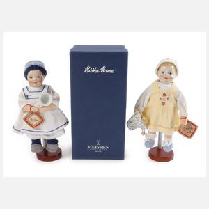 Meissen/Käthe Kruse Puppe "Paul" und "Anna"