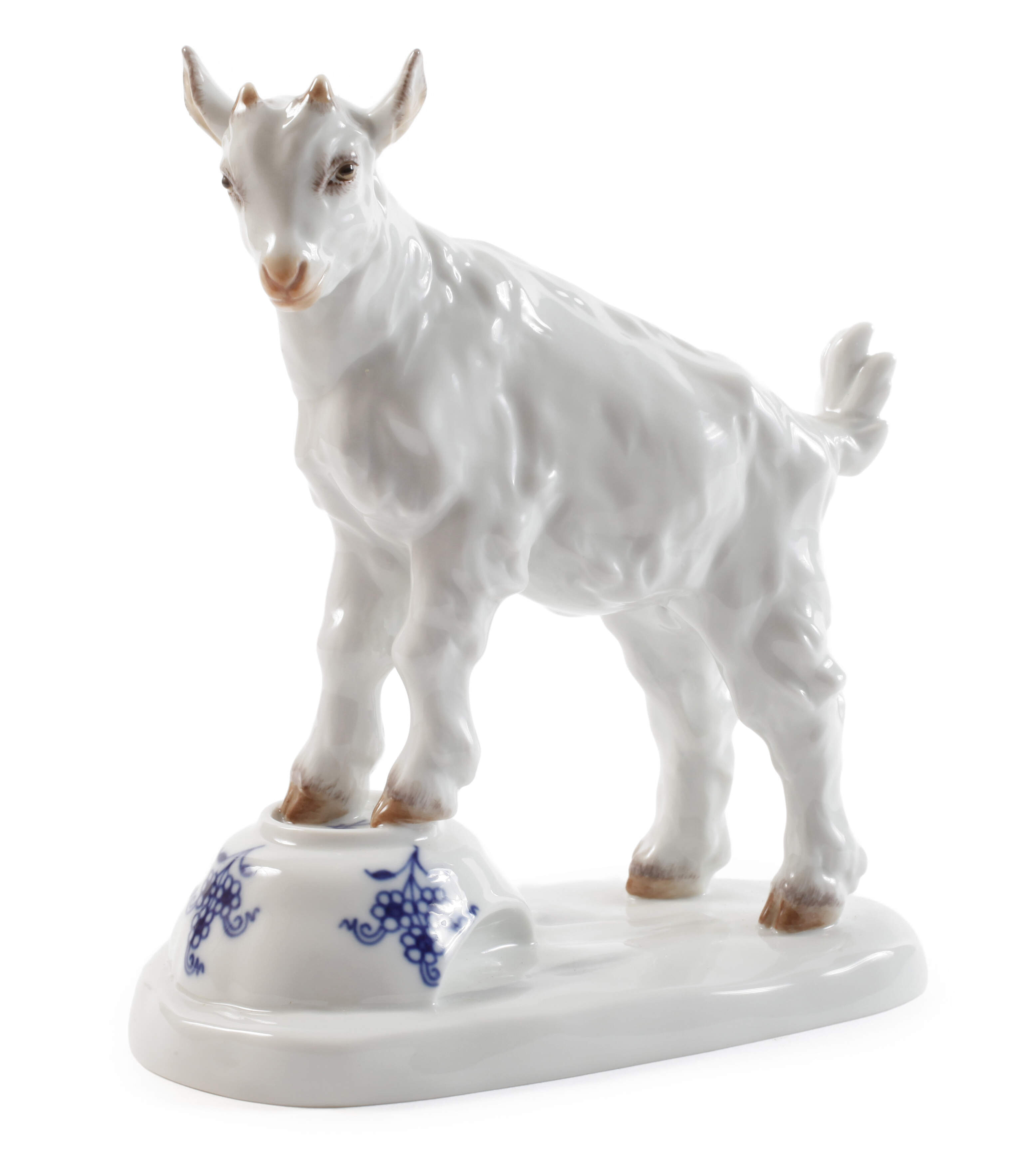 Meissen ”Ziegenbock auf Napf, klein”