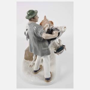 Meissen "Bauer mit Ochsengespann"