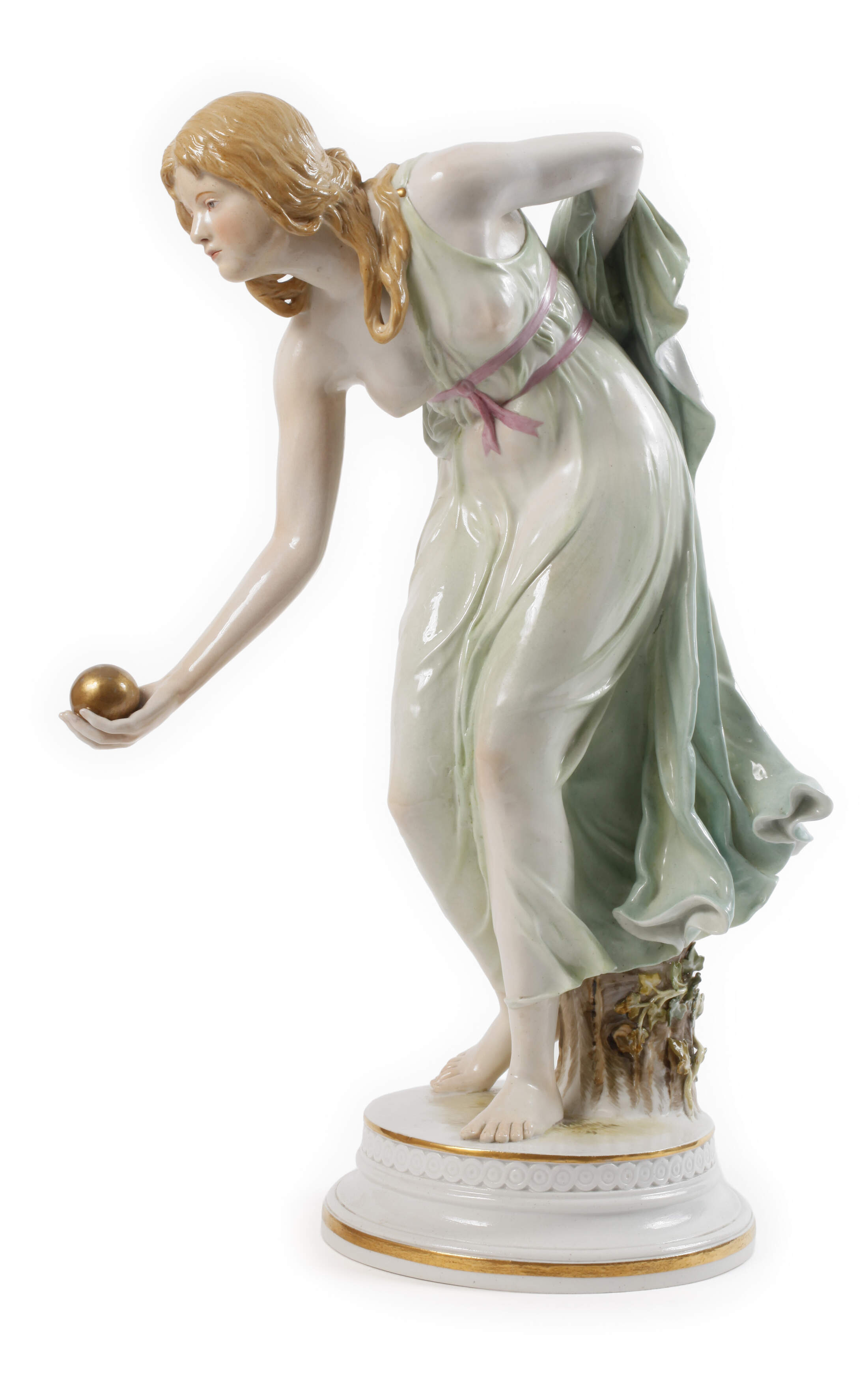 Meissen "Kugelspielerin, groß"