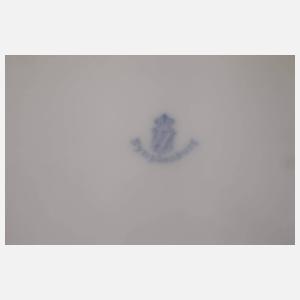 Nymphenburg drei Teller Jagdmotive