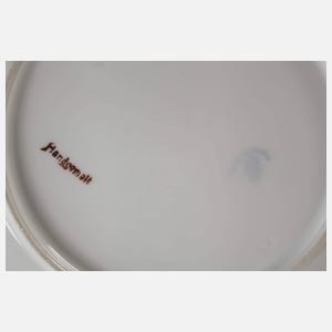 Nymphenburg sechs Obstteller Weichmalerei