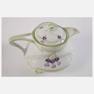 Nymphenburg elf Serviceteile Veilchendekor