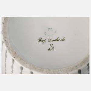 Nymphenburg große Urnenvase Blumendekor