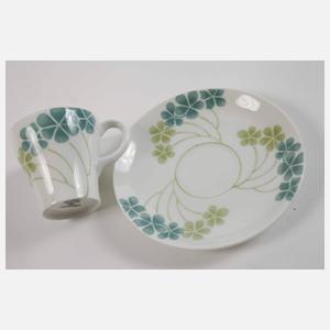 Rosenthal sechs Mokkatassen Jugendstil