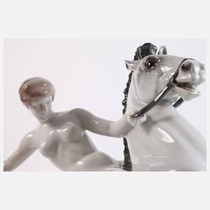 Rosenthal "Amazone zu Pferde"