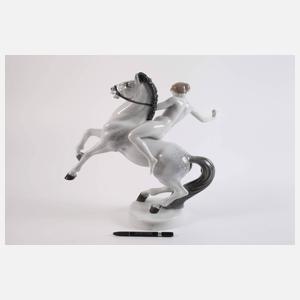 Rosenthal "Amazone zu Pferde"