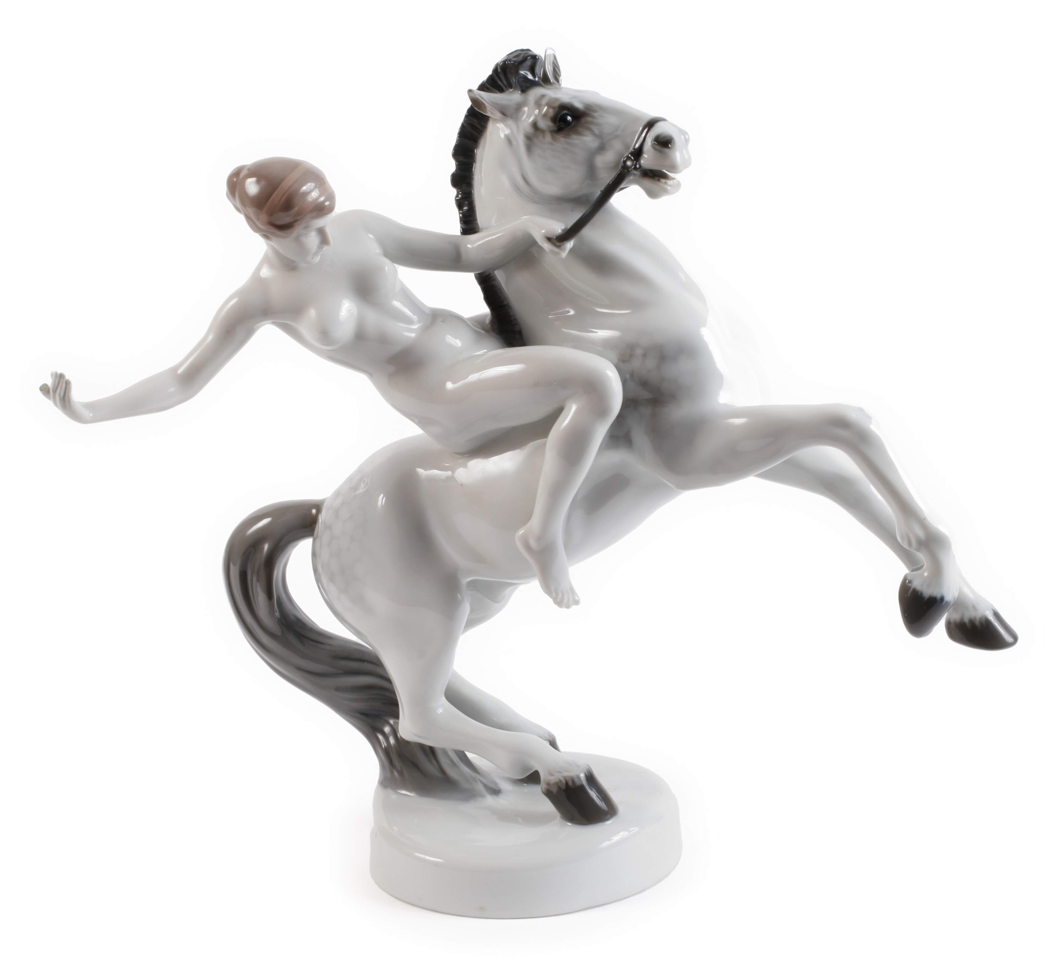 Rosenthal "Amazone zu Pferde"