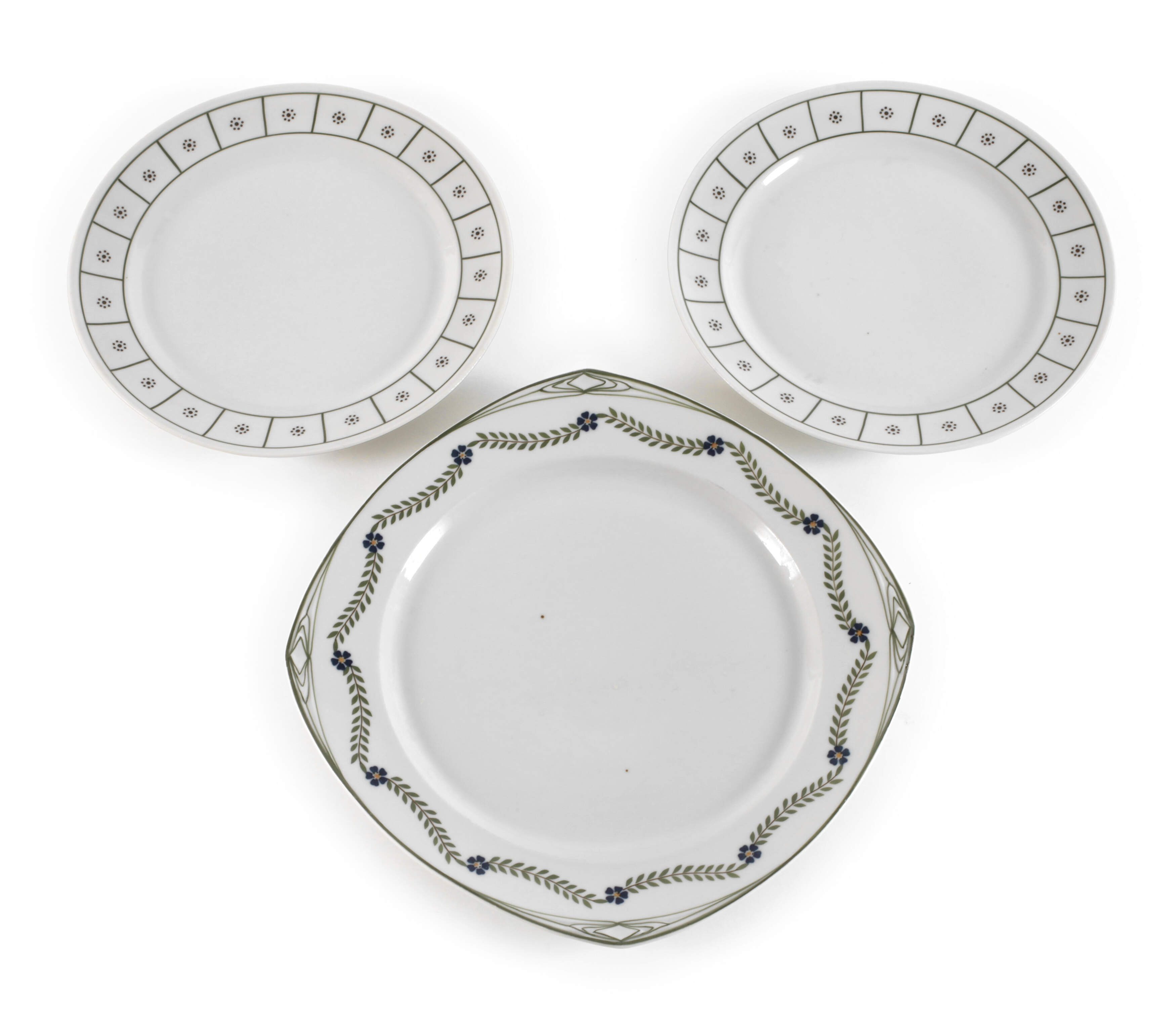 Selle Burgau Konvolut Teller "Auguste" und "Else"