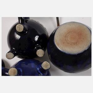 Sechs Senftöpfe Richard Riemerschmid