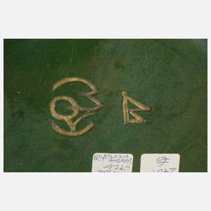 Vase Schlickermalerei