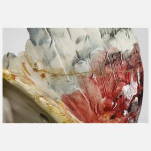 Delphin Massier Jardiniere als Hahn