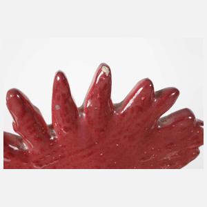 Delphin Massier übergroße Hahnenplastik