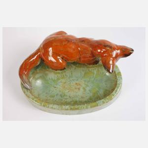 Cadinen Schale mit Fuchs