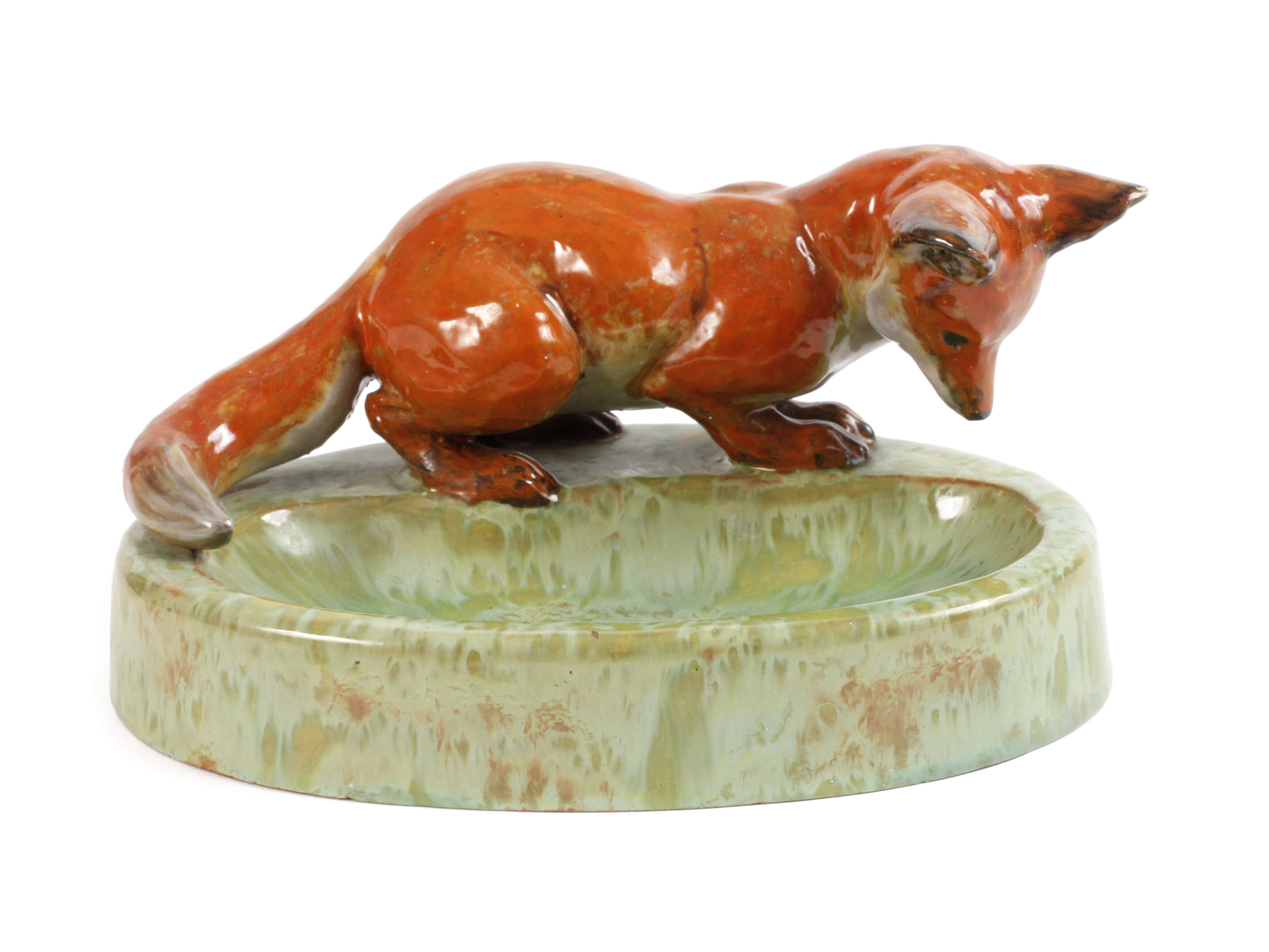 Cadinen Schale mit Fuchs