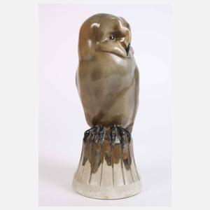 Bunzlau sitzende Eule