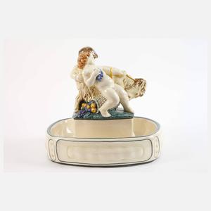 Karlsruhe großer figürlicher Tafelaufsatz