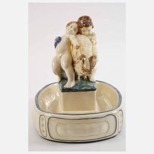 Karlsruhe großer figürlicher Tafelaufsatz