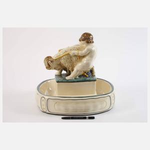 Karlsruhe großer figürlicher Tafelaufsatz