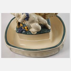 Karlsruhe großer figürlicher Tafelaufsatz