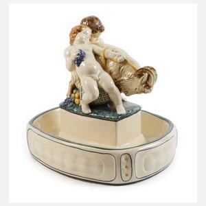 Karlsruhe großer figürlicher Tafelaufsatz