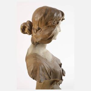 König & Lengsfeld Mädchenbüste mit Blüten