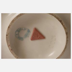 Royal Dux Paar große Prunkvasen mit Drachenhenkel