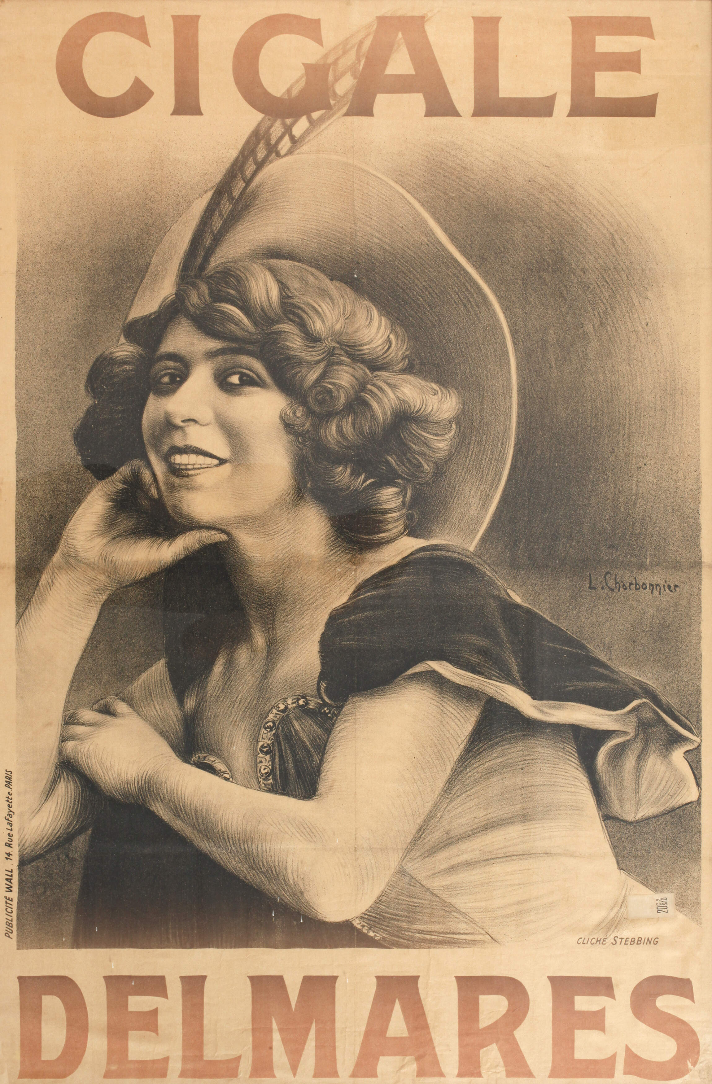 Großes Plakat Cigale Delmares